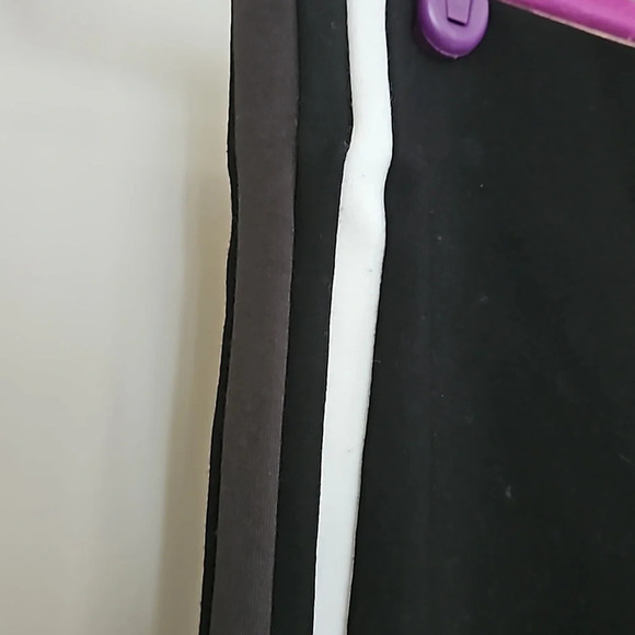 ZARA Black/striped stretch skinny pants. Size small - Picture 8 of 10